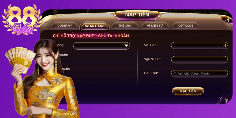 Nạp rút đa kênh, nhanh chóng và dễ dàng 