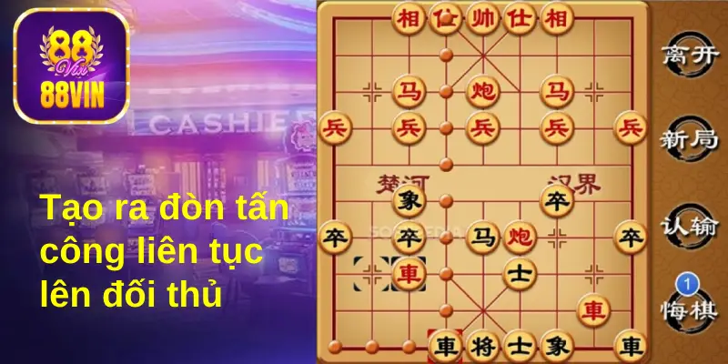 Tạo ra đòn tấn công liên tục khiến đối thủ không kịp trở tay
